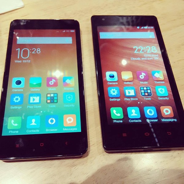 xiaomi redmi 2s with 1s front