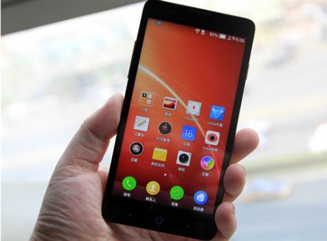 ZTE V5 Red Bull front screen