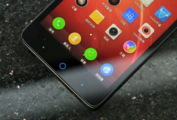 ZTE V5 red bull capacitive buttons