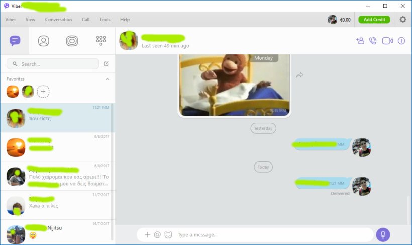 viber σε κινητό και τάμπλετ