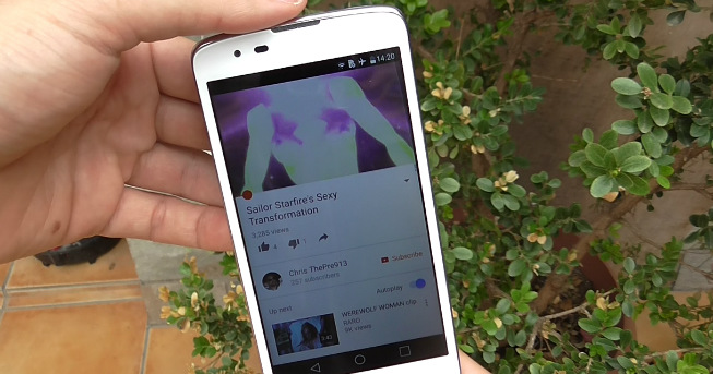 LG K8 οθονη