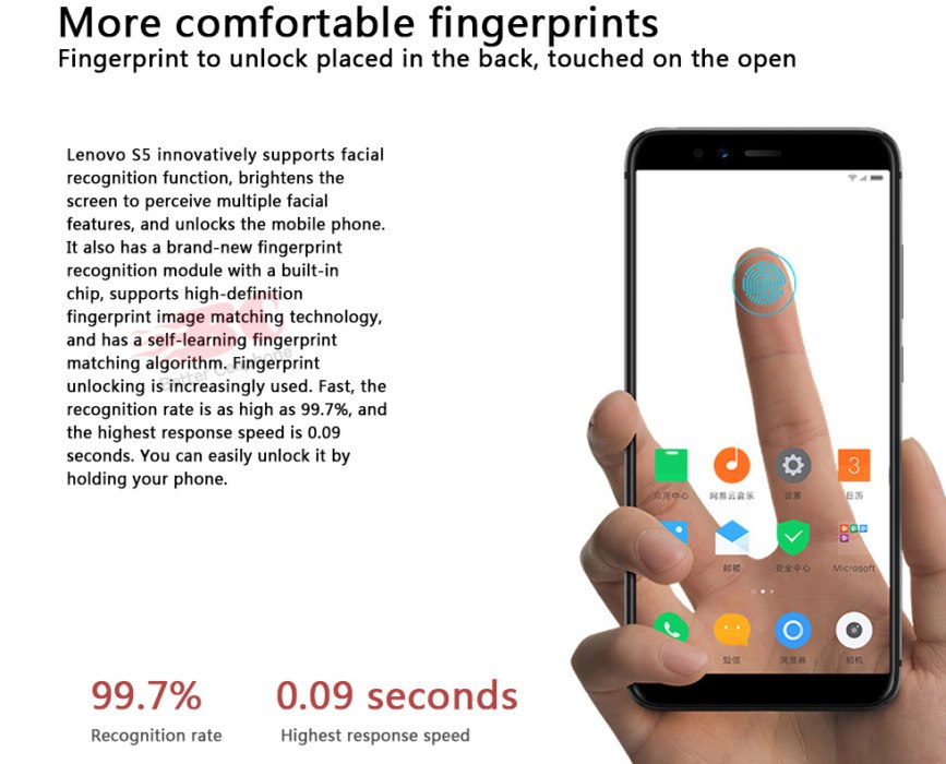 lenovo s5 χαρακτηριστικά