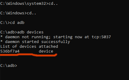 διαγραφή απενεργοποίηση εφαρμογών android CMD