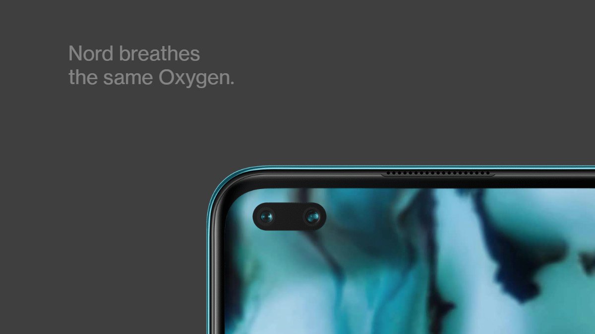 oneplus nord μπροστινή selfie κάμερα