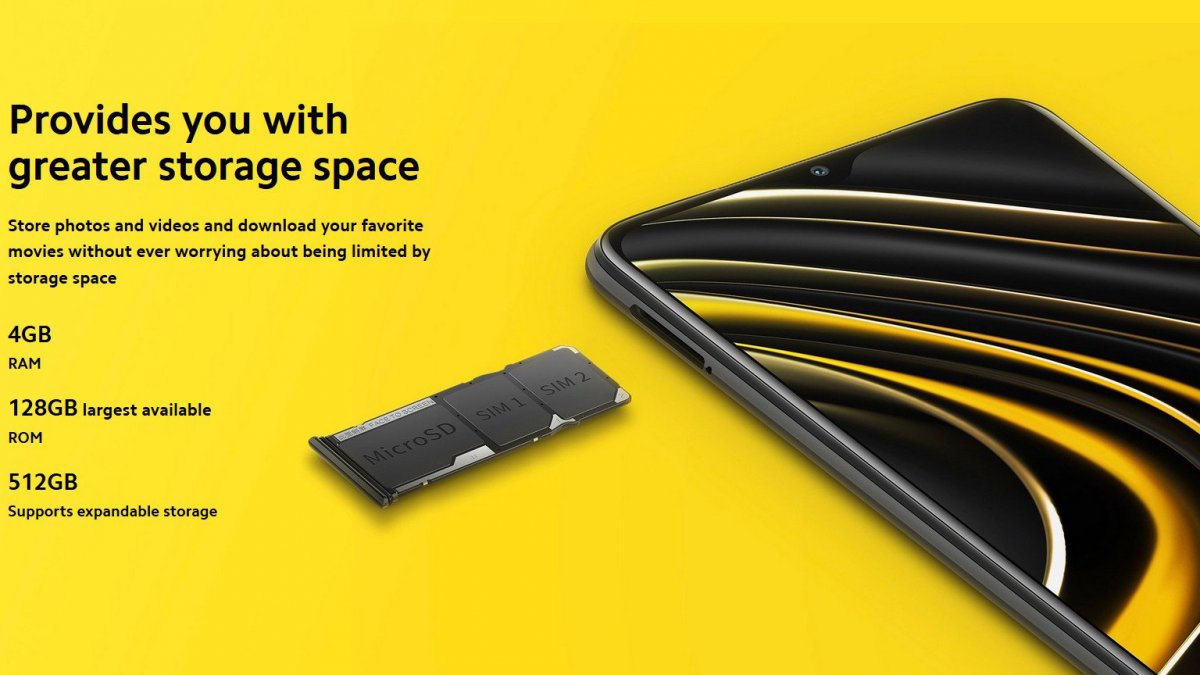 Xiaomi Poco M3 Memory SD