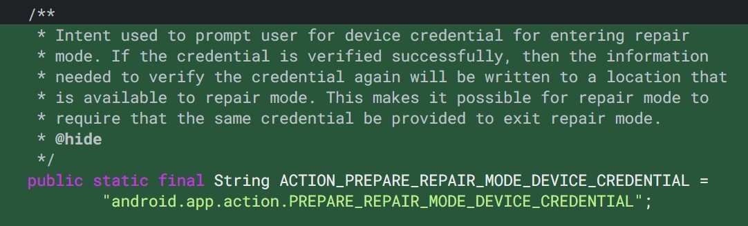 Android Repair Code